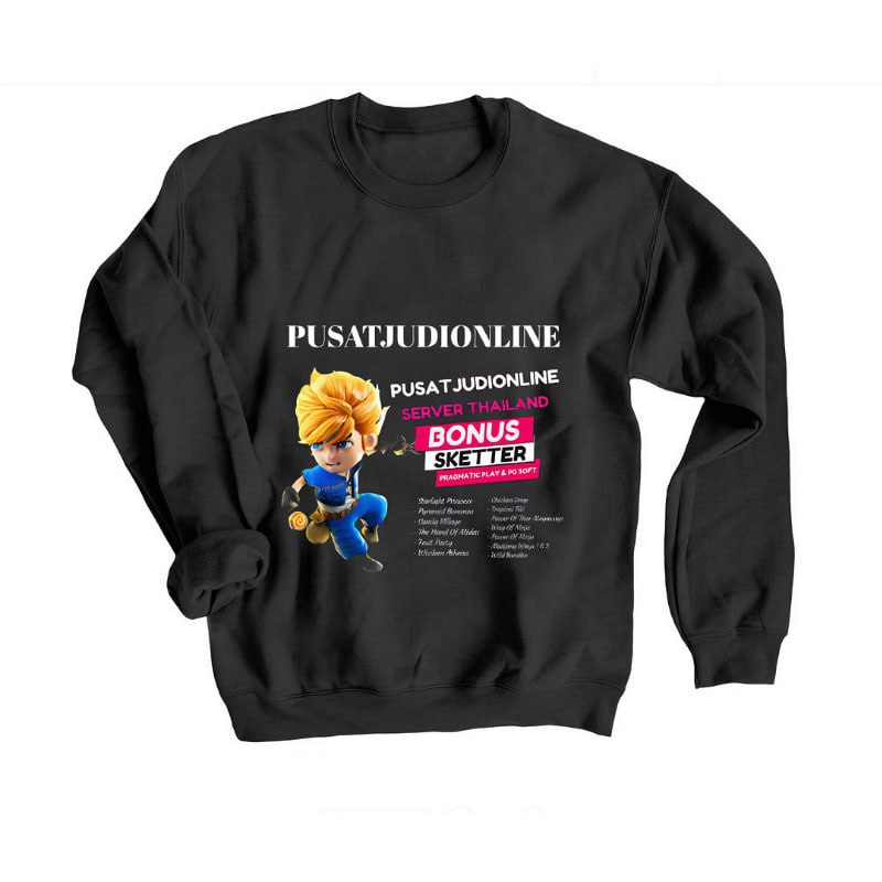 Kaos PusatJudiOnline Pembasmi Miskin - Tampil Keren, Percaya Diri, dan Kaya!